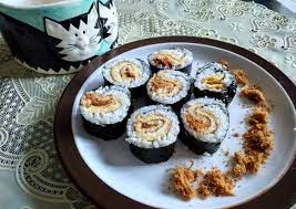 Resep Nasi Gulung Telur Abon Inspirasibekal Oleh Claudya Resep Makanan Resep Resep Nasi