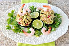 Serve this cold shrimp salad over a bed of lettuce for a refreshing, crunchy view image. Orzo And Shrimp Stuffed Avocados Recipe Kudos Kitchen By Renee