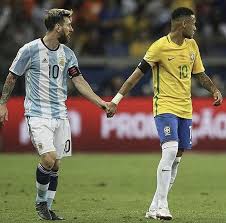 ¿lo hizo para despertar los celos de neymar? Best Of Rivals And Enemies Argentina Vs Brazil Lionel Messi And Neymar Ex Teammates At Barca Messi And Neymar Neymar Football Lionel Messi