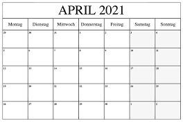 Kalender 2021 mit feiertagen 2021 download auf freeware.de. Kalender April 2021 Mit Feiertagen Planer Zudocalendrio