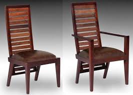 Stylish Meets Comfort Function With This Modern Rustic Dining Chair The High Back Of This Chair Is Curved To Dining Chairs Dining Chair Design Chair Design