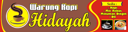 Tidak untuk spanduk warung saja bisa juga untuk banner konter pulsa warnet game online kios toko spanduk makanan laundry dan lain lain. Download Contoh Spanduk Warung Kopi Cdr Karyaku