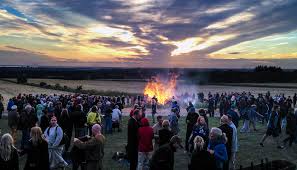 In denmark, the solstice is tied to the feast of saint john the baptist, known in denmark as sankt hans (hans being the diminutive for johannes, or john) tip of the hat to you, denmark), that means june 23rd is marked as sankt hans aften. 9pneu0wxx Ep1m