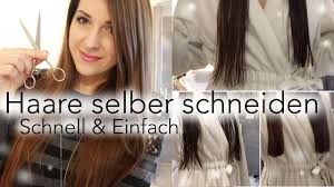 Ob spitzen, pony oder stufenschnitt selber schneiden, wir haben idiotensichere wer seine haare schneiden will, braucht tatsächlich vor allem eines: Haare Selber Schneiden Schnell Einfach Fur Glatte Haare Diy Youtube