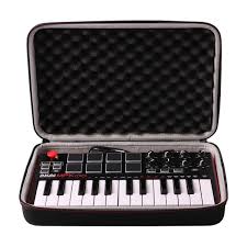 Akai Professional Mpk Mini Mkii 25 Key Portable Usb Midi Ltgem Travel Hard Carrying Case For Akai Professional Mpk Mini Mkii 25 Key Ultra Portable Usb Midi Drum Pad Keyboard Drum Pad Best Digital Piano Mini Case