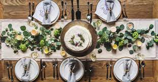 When i'm setting a table for a dinner party, i usually lay the foundation with favorite items i already own (like this linen tablecloth and the ceramic pitcher), then add a few special new items that i add to my collection each season. Dinner Party Table Setting Ideas Maxwell Scott Bags