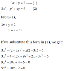 Based on the spm form 4 additional mathematics syllabus. Simultaneous Equation Perfect Maths