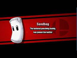 Now uses pokemon colosseum as its unlock stage. Sandbag Unlockable Ssf2 Beta By Wgash On Deviantart