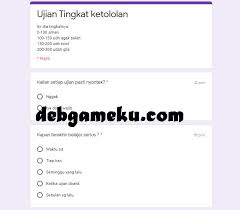 Jadi jika kamu merasa seperti kamu akan meledak, ambil tes ini dan melihat apakah itu membantumu menenangkan. Link Ujian Tingkat Ketololan Google Form Docs 2020 Debgameku