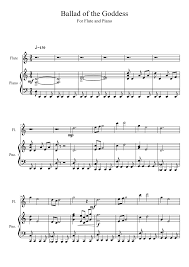 Can You Feel The Love Tonight Piano Sheet Music Musescore Ballad Of The Goddess For Flute And Piano By Blargface333 On Musescore Legend Of Zelda Characters Hero Songs Zelda Anime