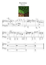 Here are some of the ways you can stream music online. Beginning Minecraft C418 Sheet Music For Piano Solo Download And Print In Pdf Or Midi Free Sheet Music For Beginning Minecraft By C418 Classical Musescore Com