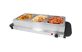 Brand new economy work tables 36w x 30d $249.00: Stainless Steel 200w Silver Quest 16520 Compact Triple Buffet Server And Warming Tray 1 2l Per Tray Hot Plates