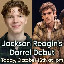 OutsidersMusical Debut Alert! Jackson Reagin (@jackson.reagin) is currently  making his DARREL CURTIS Debut