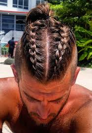You can curl the ends of the hair and it will be more original. Manbraid Alert An Easy Guide To Braids For Men