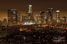 Shop over 700,000 unique canvas wall art prints. Los Angeles Skyline At Night Photograph By Bob Christopher