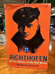 Richthofen by william burrows 1st edition HC DJ Very Rare VINTAGE