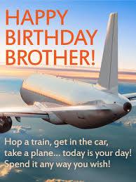 Product title airplane 4th birthday party supplies vintage plane b. Today Is Your Day Happy Birthday Wishes Card For Brother Birthday Greeting Cards By Davia