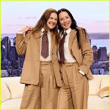 Drew Barrymore & Lucy Liu Wear Matching Outfits for Talk Show Reunion, Reveal Cameron Diaz Is Hanging With Them This Weekend