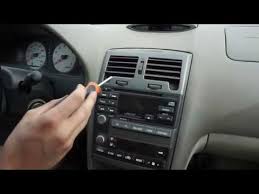 Car stereo wiring diagram radio installation head unit. Nissan Maxima Factory Radio Removal Replacement Youtube