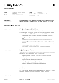 20 Project Manager Resume Examples Full Guide Pdf Word 2020