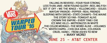 Vans Warped Tour Att Center