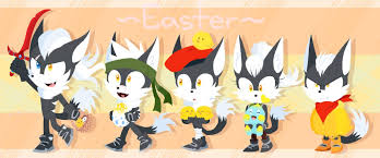 Easter Jackals By Ecaddlzi On Deviantart Anime Paper Easter Drawings Jackal