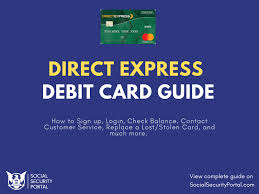 You have requested to receive certain federal government benefits by a direct express® debit mastercard® card (card) issued by comerica bank (us, we), rather than receiving a check or direct deposit to your checking or savings account. Direct Express Card Social Security Portal