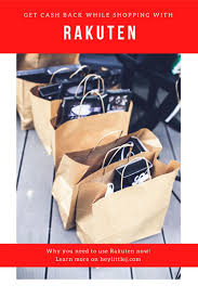 Then that money gets stored there for a holding period to make sure you don't return everything you bought. How To Get Cash Back Shopping Online With Rakuten Blog Promotion How To Get Money Extra Money