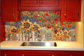 Tile backsplash in new home back splash. 18 Gleaming Mosaic Kitchen Backsplash Designs