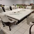 Modern Luxury Onyx Marble Top dining Table