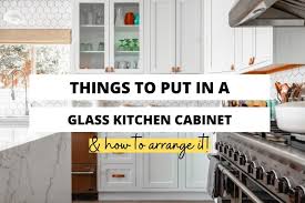 you put in glass kitchen cabinets