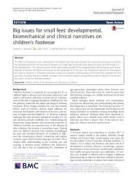 pdf big issues for small feet developmental biomechanical