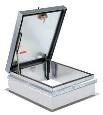 Bilco's new thermally broken roof hatch is designed with an element of low conductivity integrated between interior and exterior surfaces of the cover and frame to reduce temperature transfer. S 50tb Ladder Access Roof Hatch Bilco Uk