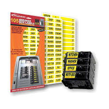 Electrical panel label template are available in different designs and labels relating to the different electrical panel. Steellabels 105pc Circuit Breaker Decals Sears Marketplace