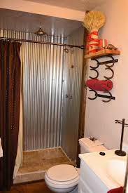 Fiberglass shower pans make the most sense at floor level. Galvanized Metal Shower Walls Opnodes