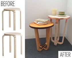 Ikea Frosta Stool As Side Table Clever Ikea Hack Ikea Diy Diy Furniture Ikea Lack Table