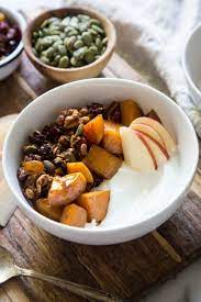 Autumn Harvest Breakfast Bowls Recipe Breakfast Bowls Healthy Breakfast Bowls Fall Breakfast