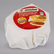 Jimmy Dean 5 Oz Hot Spicy Sausage Egg And Pepperjack Cheese Breakfast Sandwich 12 Case