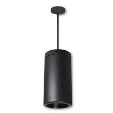 Nora 6 Led Cylinder Black Pendant Stem Mount