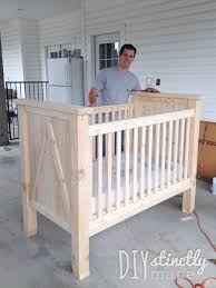 Adorable diy farmhouse crib for kids: Diy Crib Diystinctly Made
