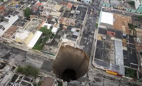 sinkholes: when the earth opens up