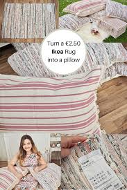 Ikea Rug Hack Turn The Tanum Rug Into A Pillow Dainty Dress Diaries Ikea Rug Rug Hacks Pillow Case Dress Diy