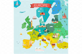 Europe Skyline Europe Map Travel And Tourism Europe