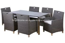 Hanging egg chair with stand indoor outdoor swing chair with cushion hanging chair pe wicker egg outdoor chair for patio bedroom (dark grey ) $219.00. China Wicker Dining Table For Outdoor Indoor With 6 Chairs China Outdoor Furniture Rattan Furniture