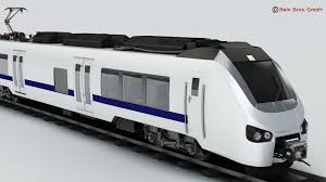Generic Commuter Train 3d Model Train Commuter Train Model Trains
