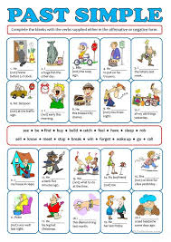 Past Simple Affirmative Negative English Esl Worksheets Verb To Be Past Kids English English Verbs