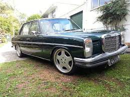 Old Skool Hammer - W115 Mercedes Running Monoblock Wheels Mercedes Classic Mercedes Mercedes W123
