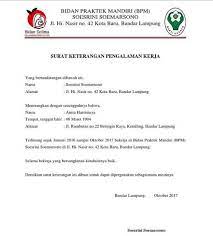 Upf puskesmas sukatani dinas kesehatan kota depok. Contoh Surat Pengalaman Kerja Bidan Di Bps Download Kumpulan Gambar