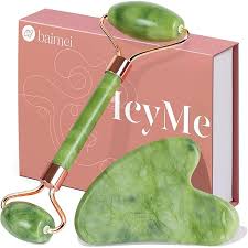Amazon.com: Rodillo de jade para masajeador facial con jade intercambiable,  rodillo facial de jade 100% natural, terapia antienvejecimiento, elimina  toxinas y reduce la hinchazón, personaliza tu rodillo facial de