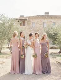 Pink And Dusty Lavender Mix And Match Bridesmaids Dresses Simple Bridesmaid Dresses Bridesmaid Bridesmaid Dresses